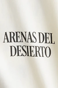 Oversized T-Shirt with Printed Motif