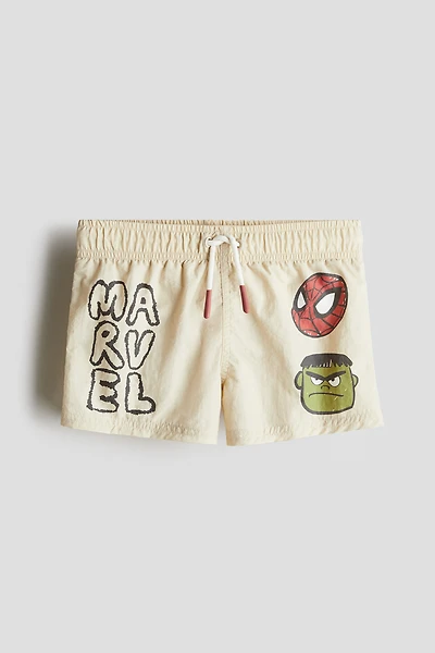 Printed swim shorts