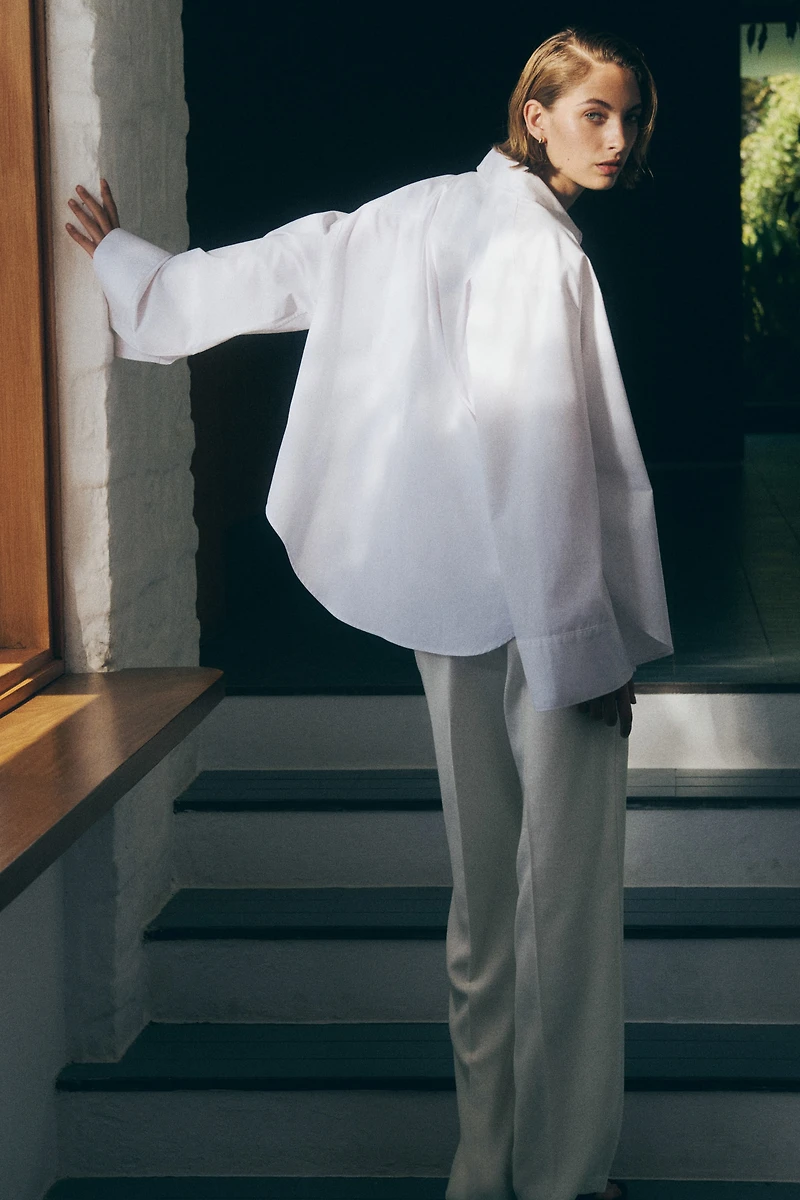 Wide-Leg Dress Pants
