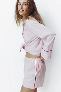 Cotton Pajama Shorts