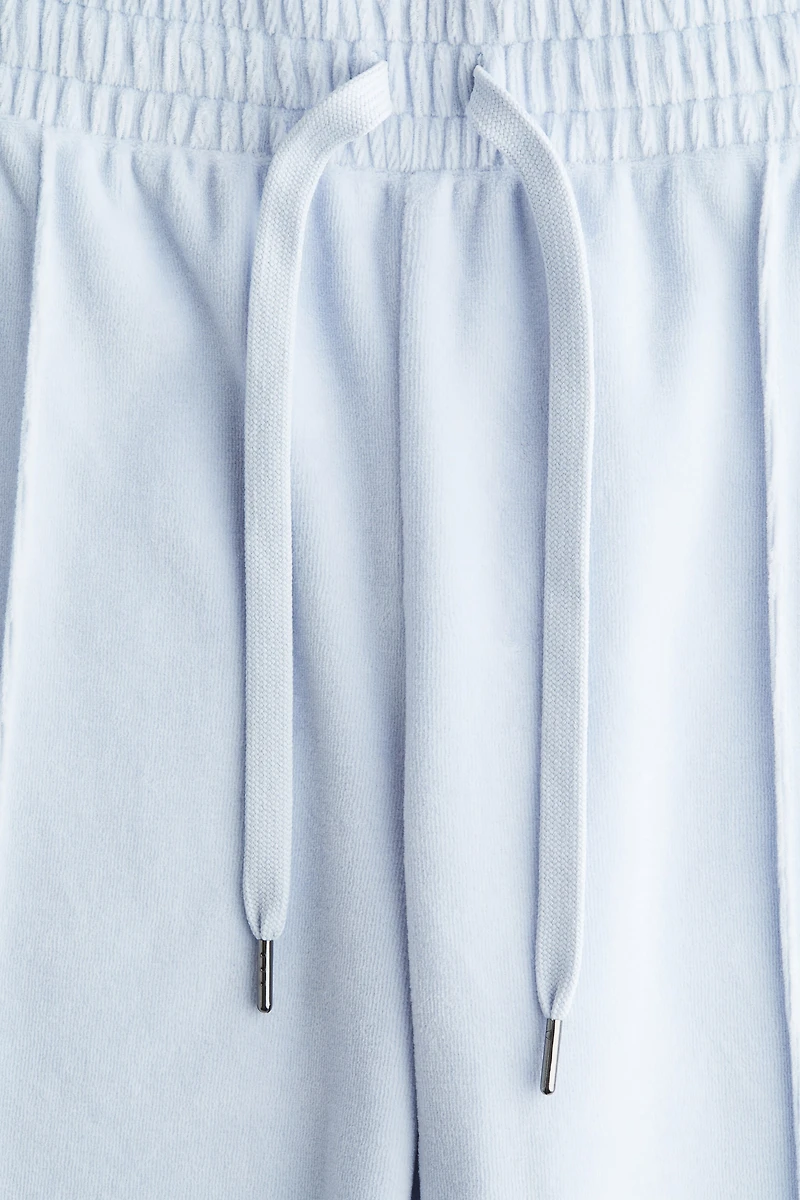 Pantalon de jogging large en velours