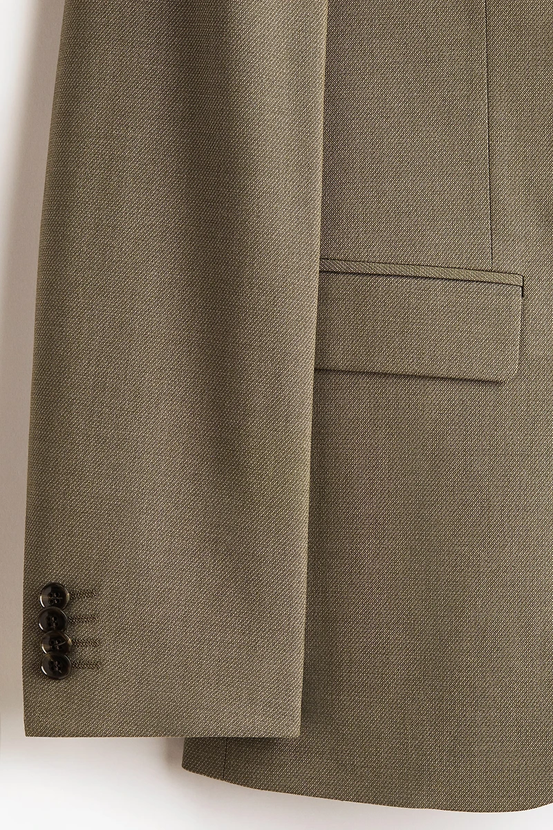 Slim-Fit Single-Breasted Jacket
