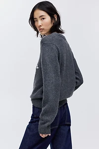 Chandail à motif jacquard