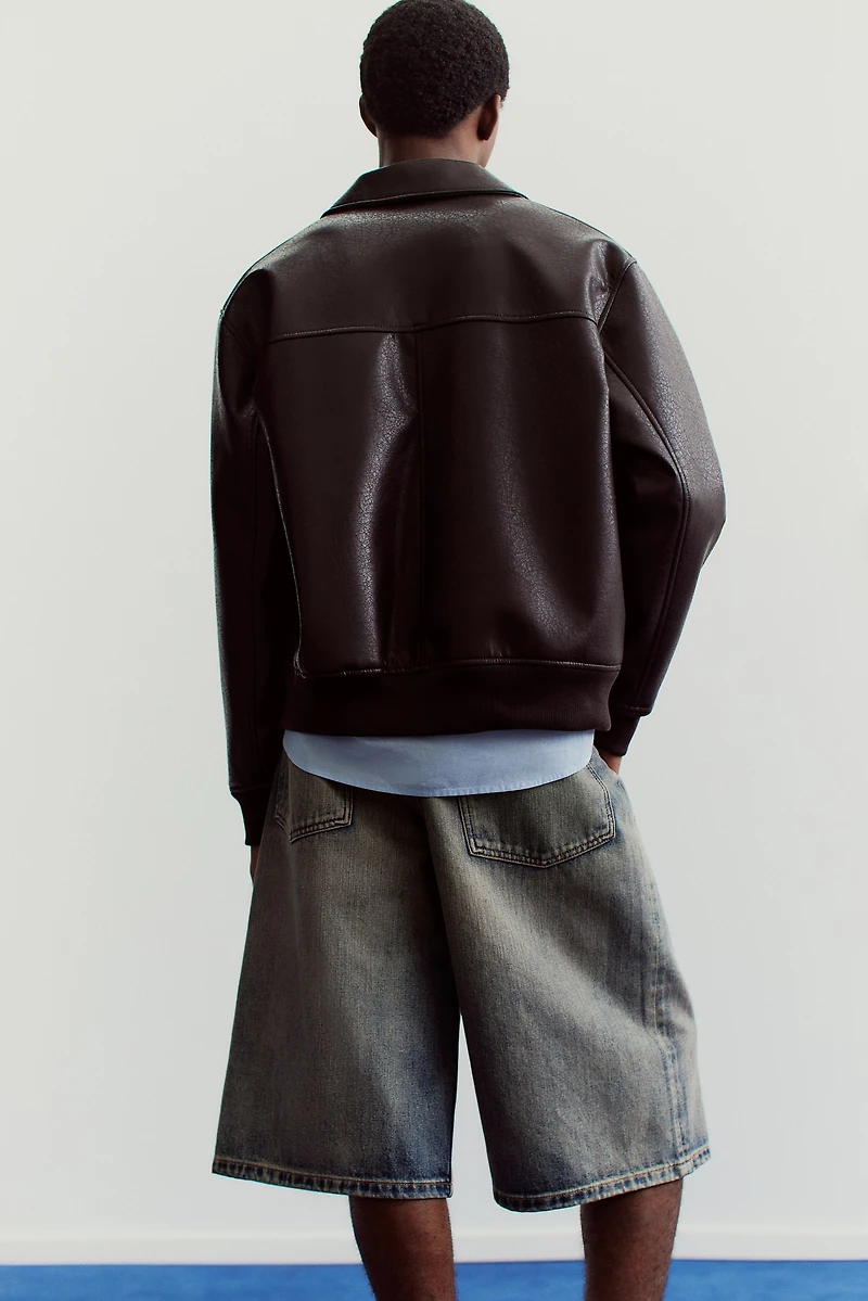 Short Super ample en denim