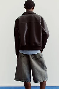 Short Super ample en denim