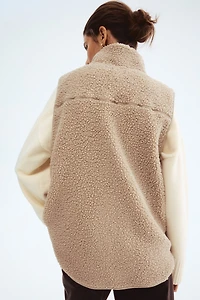 MAMA Before & After Babywearing Teddy Fleece Vest