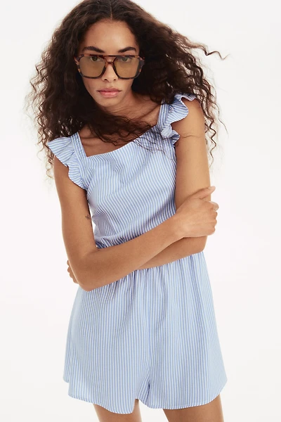 Combi-short avec dos à nouer