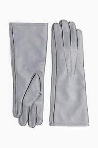 Long Leather Gloves