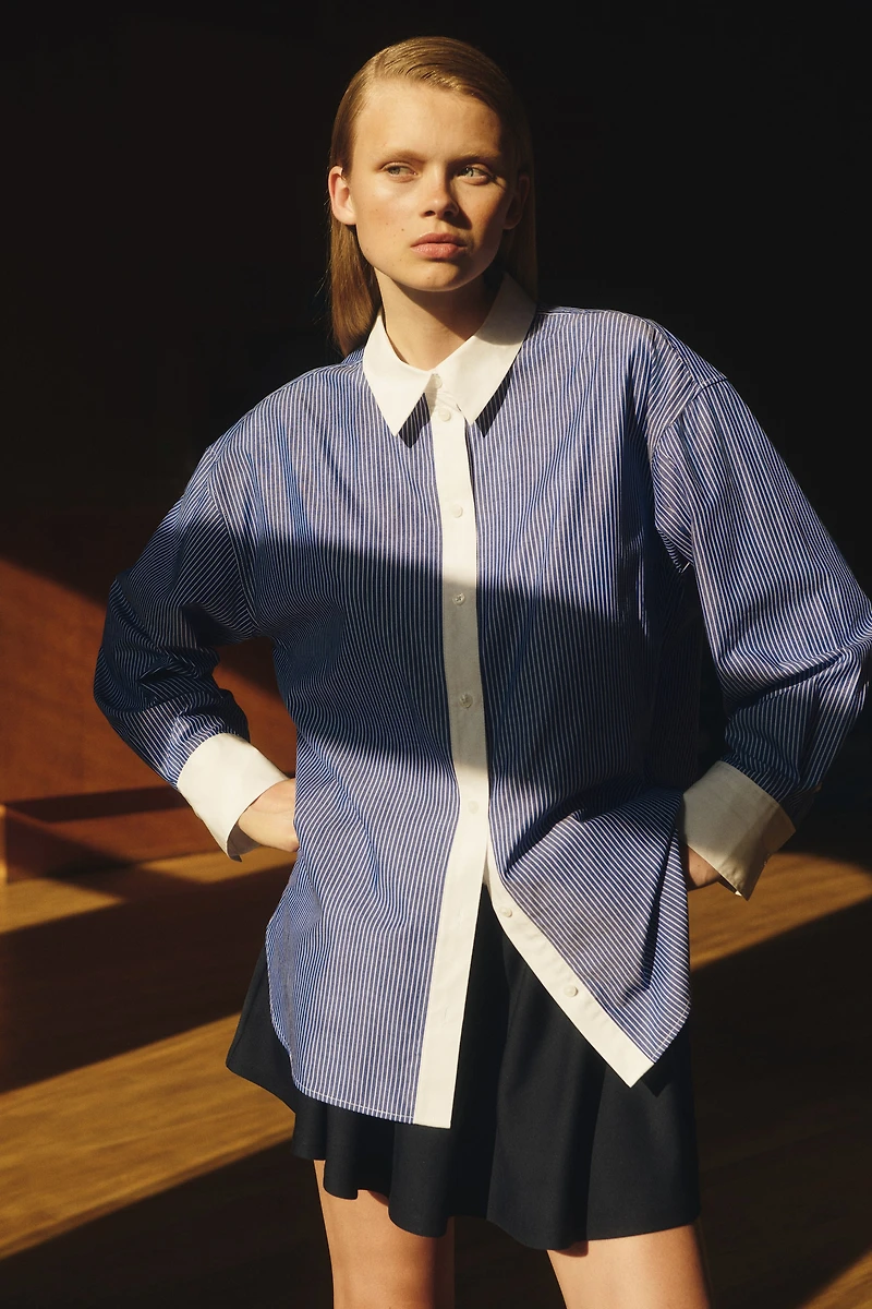 Oversized Poplin Shirt