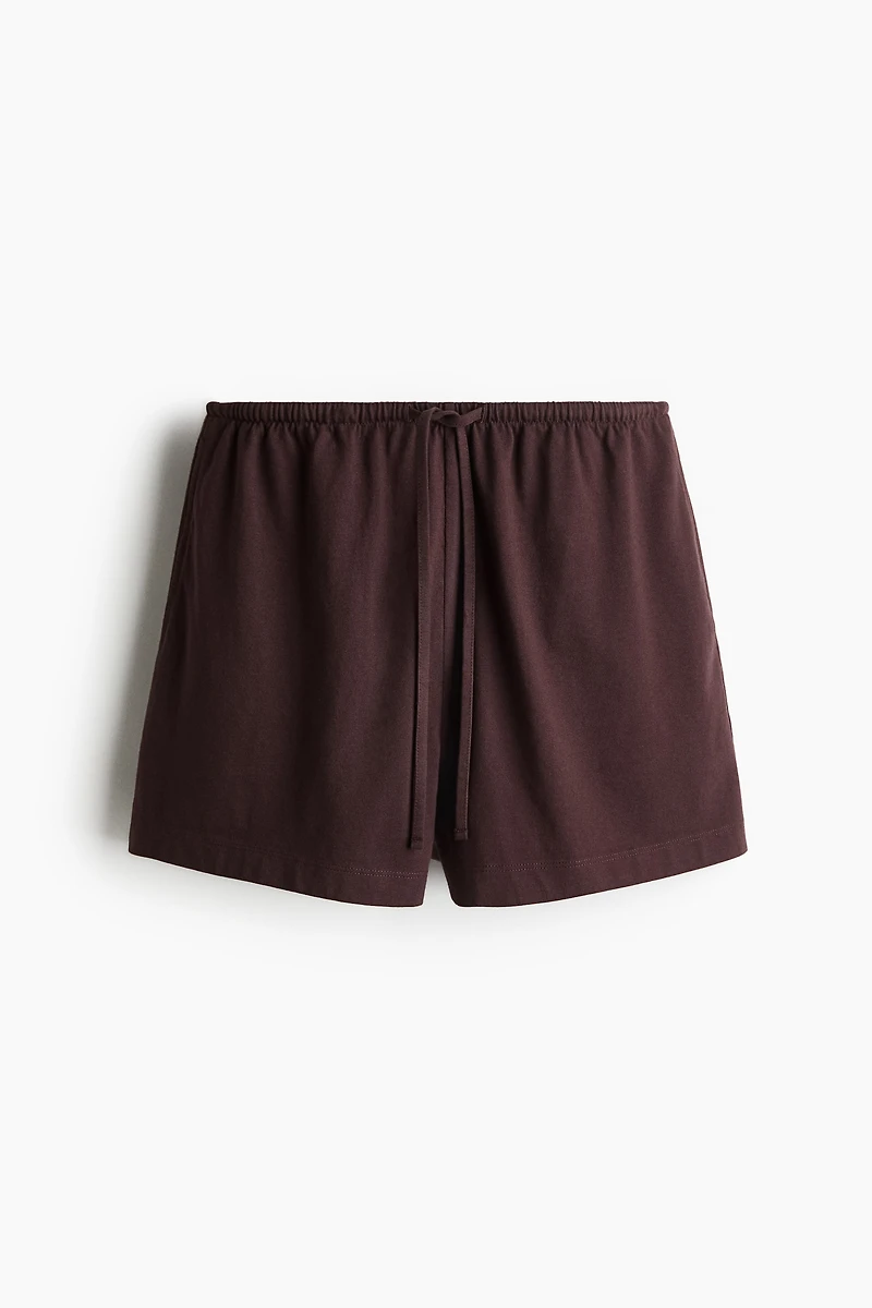 Cotton Shorts with Drawstring