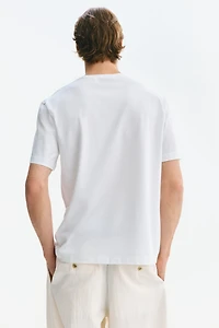 T-shirt classique en coton pima