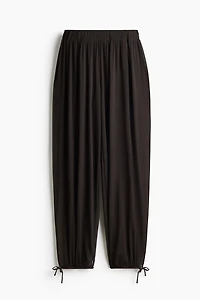 Mesh Balloon-Leg Pants