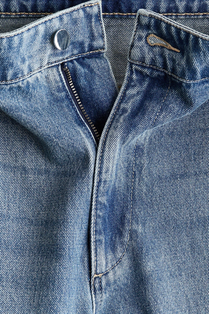 Wide High Waist Culotte Jeans