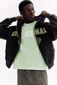 Veste imprimée grande taille avec capuche