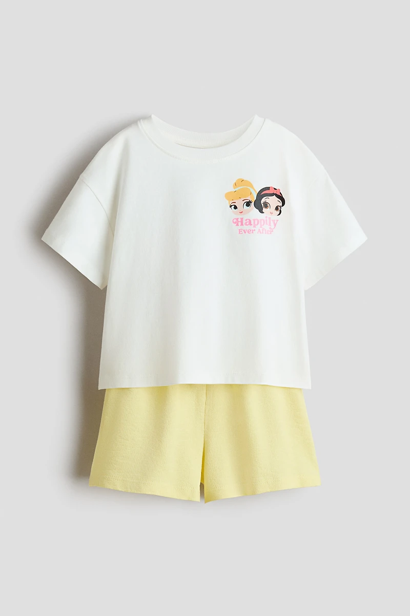 2-piece printed cotton set