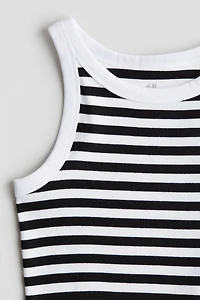 Ribbed Cotton Tank Top