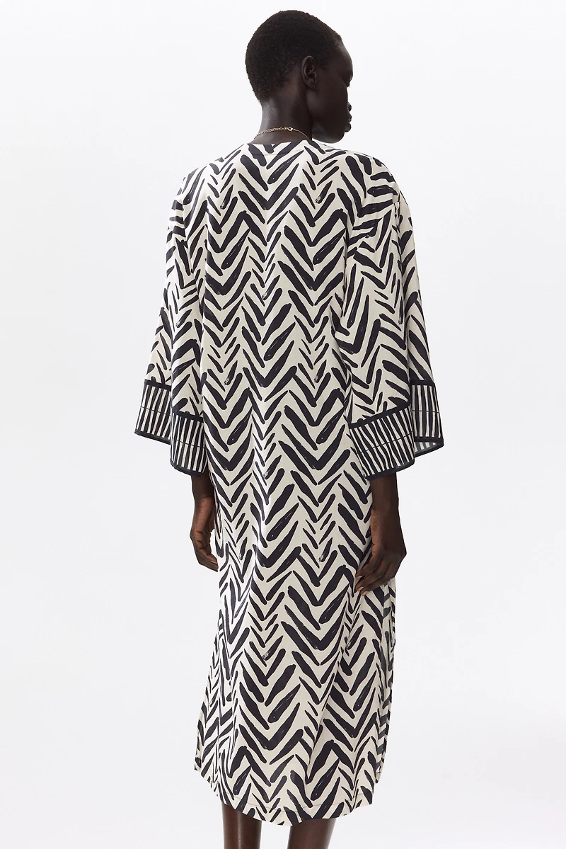 Tie-Belt Tunic Dress