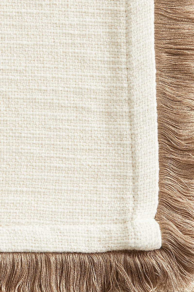 Fringe-Trimmed Bedspread