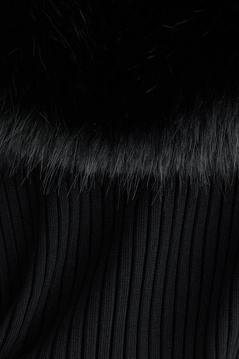 Haut tube en tricot côtelé