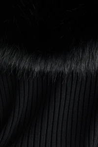 Haut tube en tricot côtelé