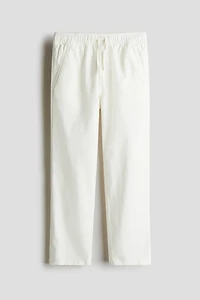 Linen-Blend Pants