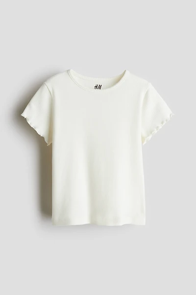 Ribbed Jersey Top