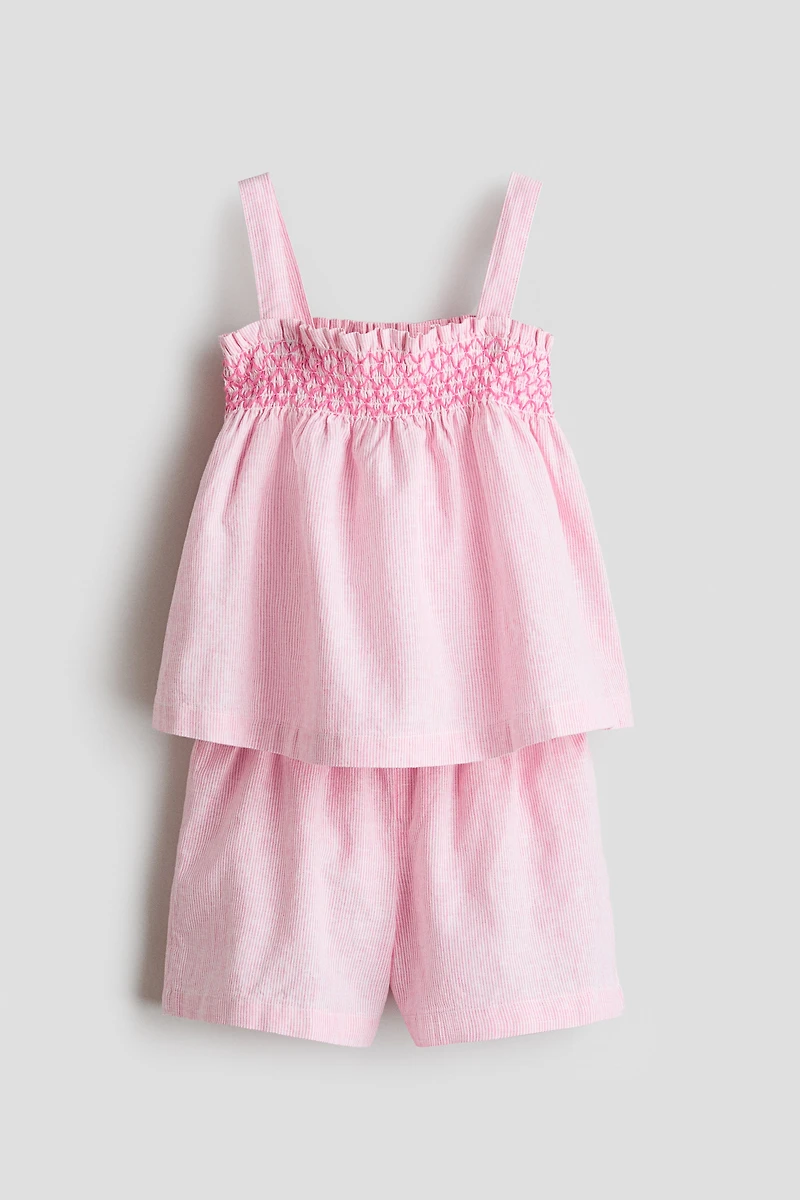 2-Piece Linen-Blend Set
