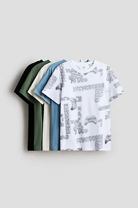 5-pack Cotton T-Shirts