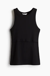 MAMA Ribbed Nursing Tank Top