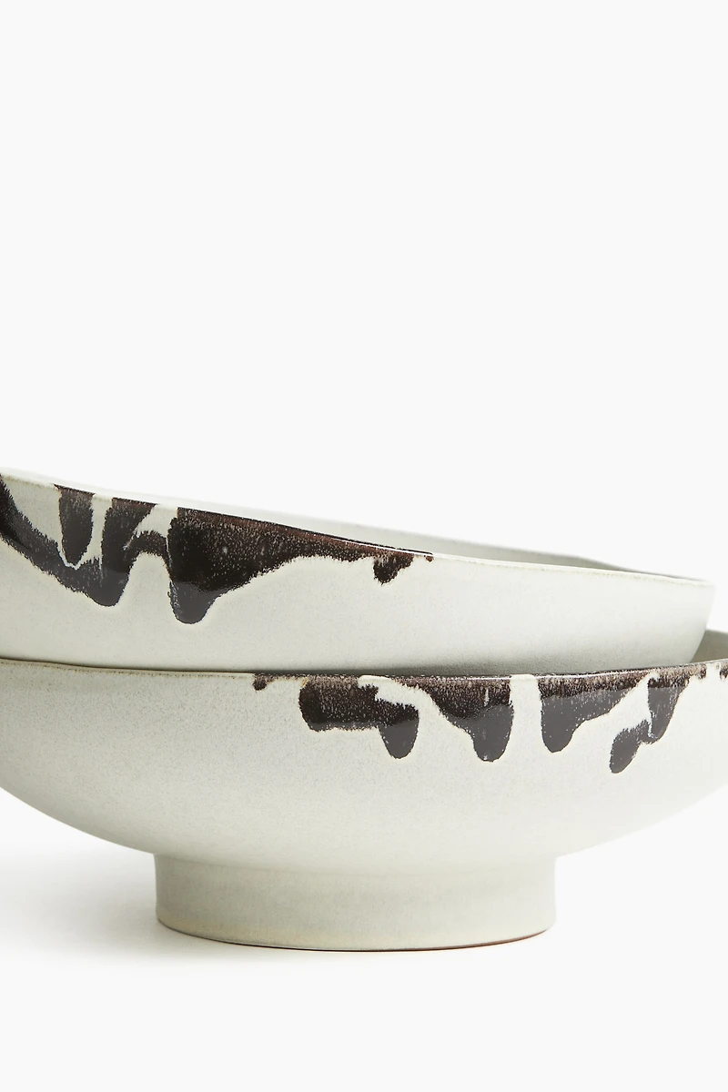 Grand plat creux en terracotta