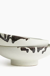 Grand plat creux en terracotta