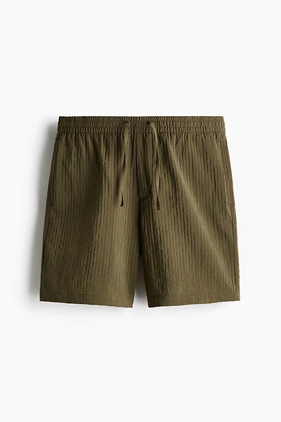 Relaxed-Fit Textured Shorts