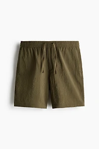 Relaxed-Fit Textured Shorts