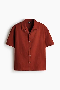 Relaxed-Fit Linen-Blend Resort Shirt