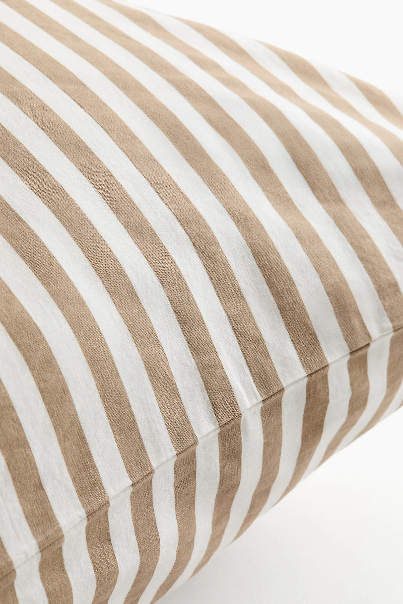 Striped Cotton Pillowcase