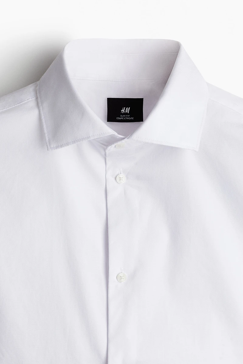 Chemise près du corps en coton