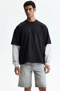Short décontracté en denim