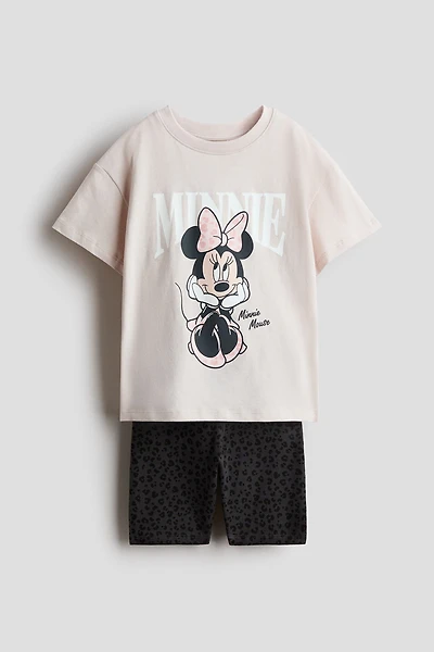 Ensemble imprimé 2 pièces en coton