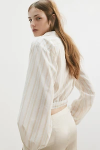 Cotton Wrap Shirt