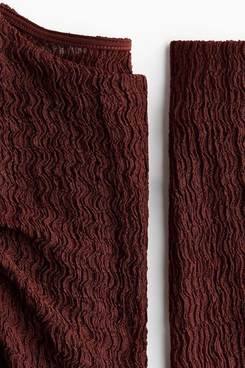 MAMA 2-Piece Textured Jersey Set