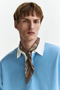 Loose-Fit Cotton Polo Shirt