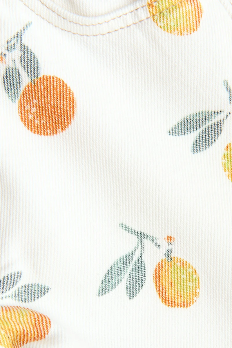 Printed Twill Shorts