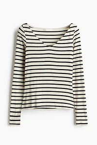 Haut en tricot fin