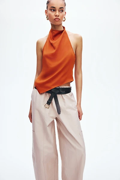 Balloon-Leg Cargo Pants