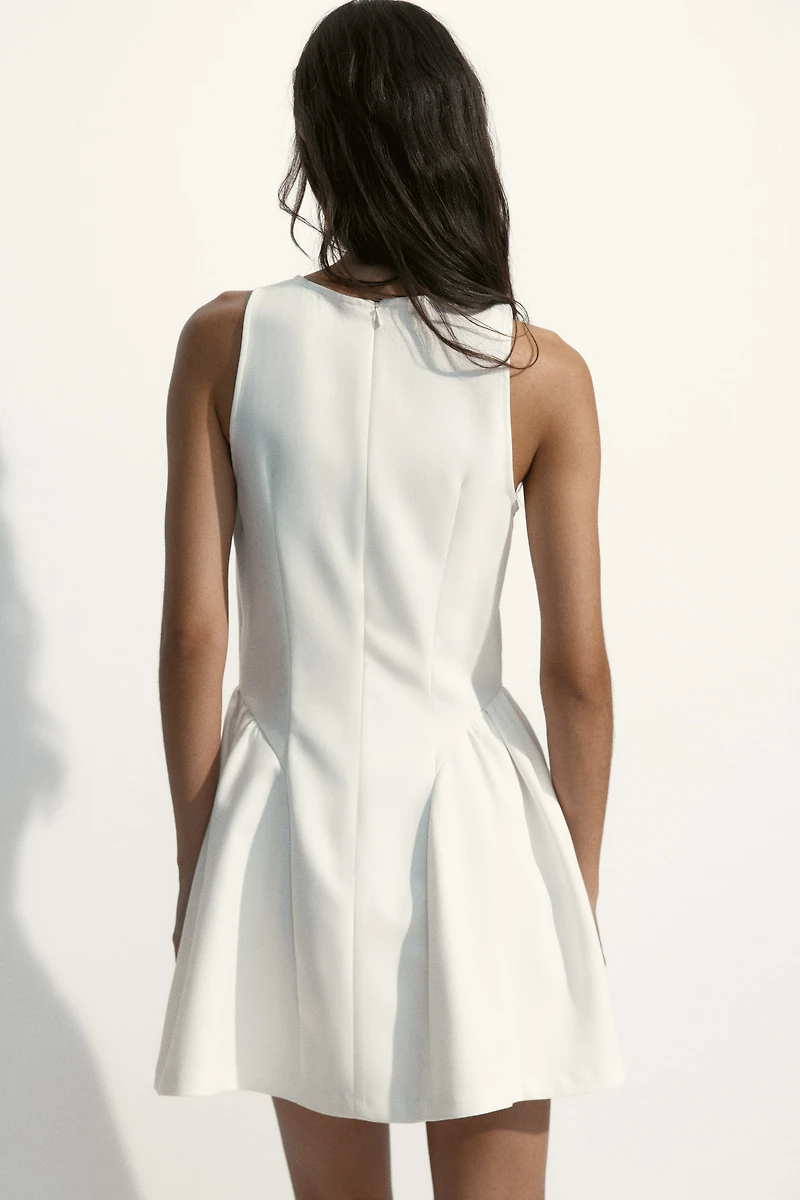 Dress with Flared Skirt