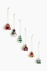 Lot de 6 décorations de Noël