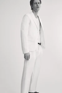 Regular-Fit Linen-Blend Jacket