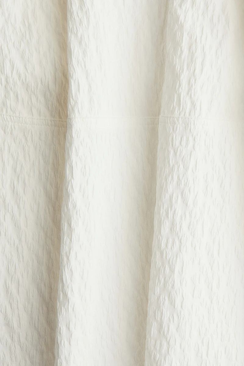 Jacquard-Weave Strappy Dress