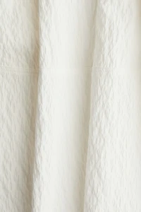 Jacquard-Weave Strappy Dress