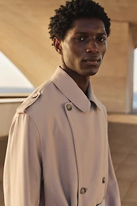 Relaxed-Fit Trench Coat